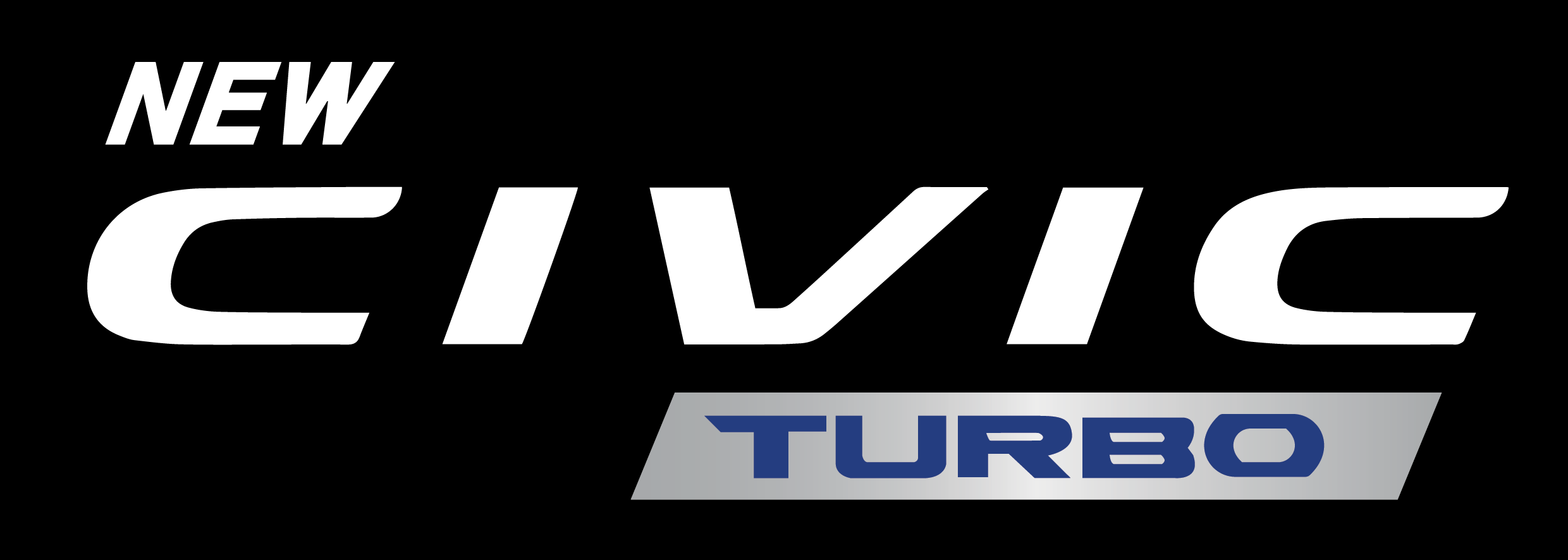 civic turbo logo black