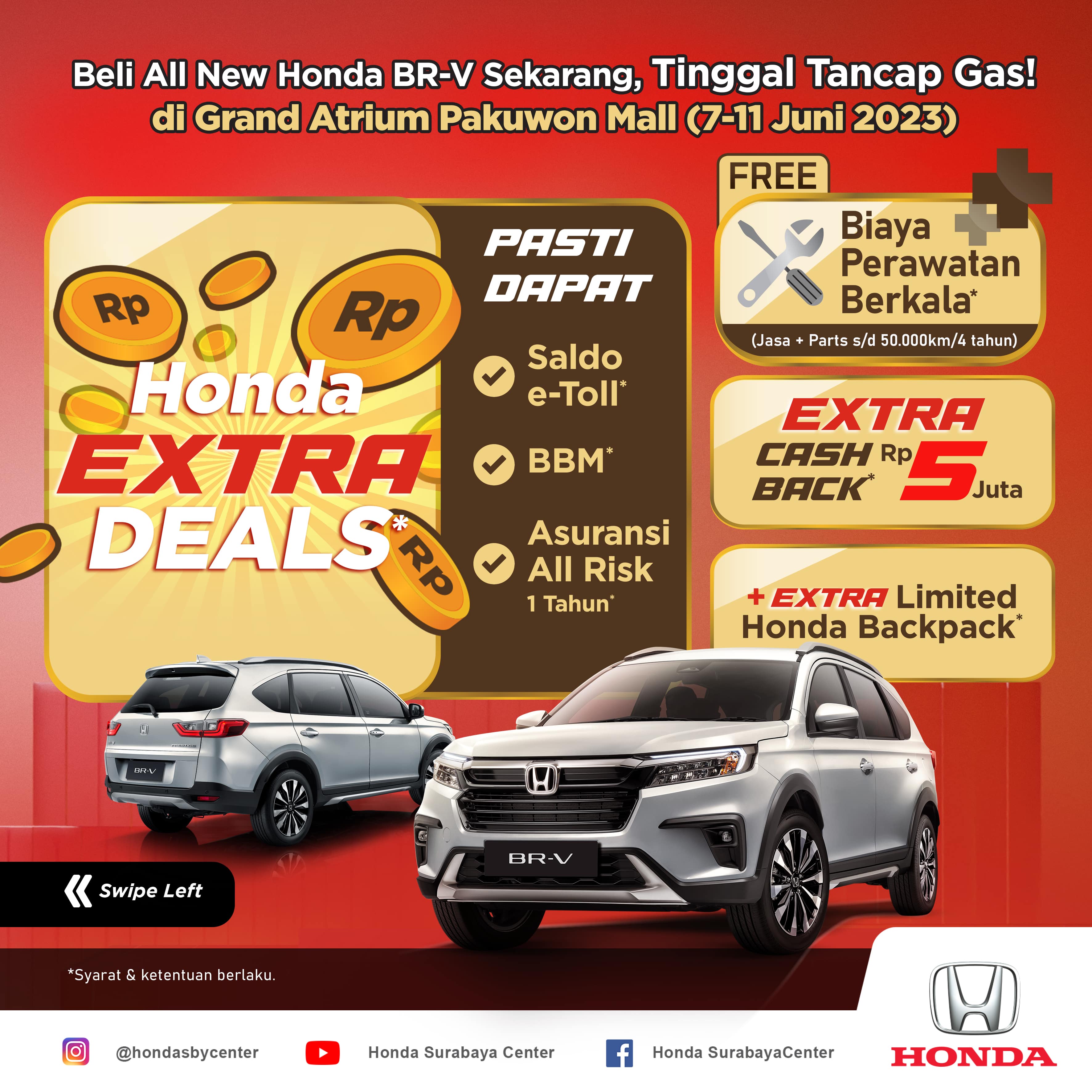 Promo Honda Extra Deals Selama Pameran Berlangsung