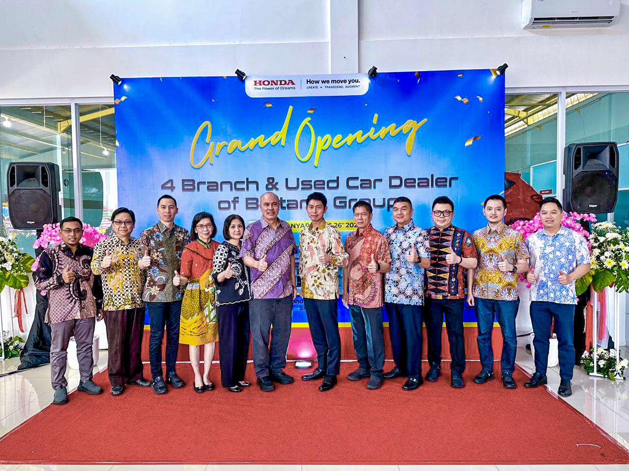 Honda Resmikan Empat Jaringan Dealer Baru dan Satu Jaringan Dealer Mobil Bekas Bersertifikasi