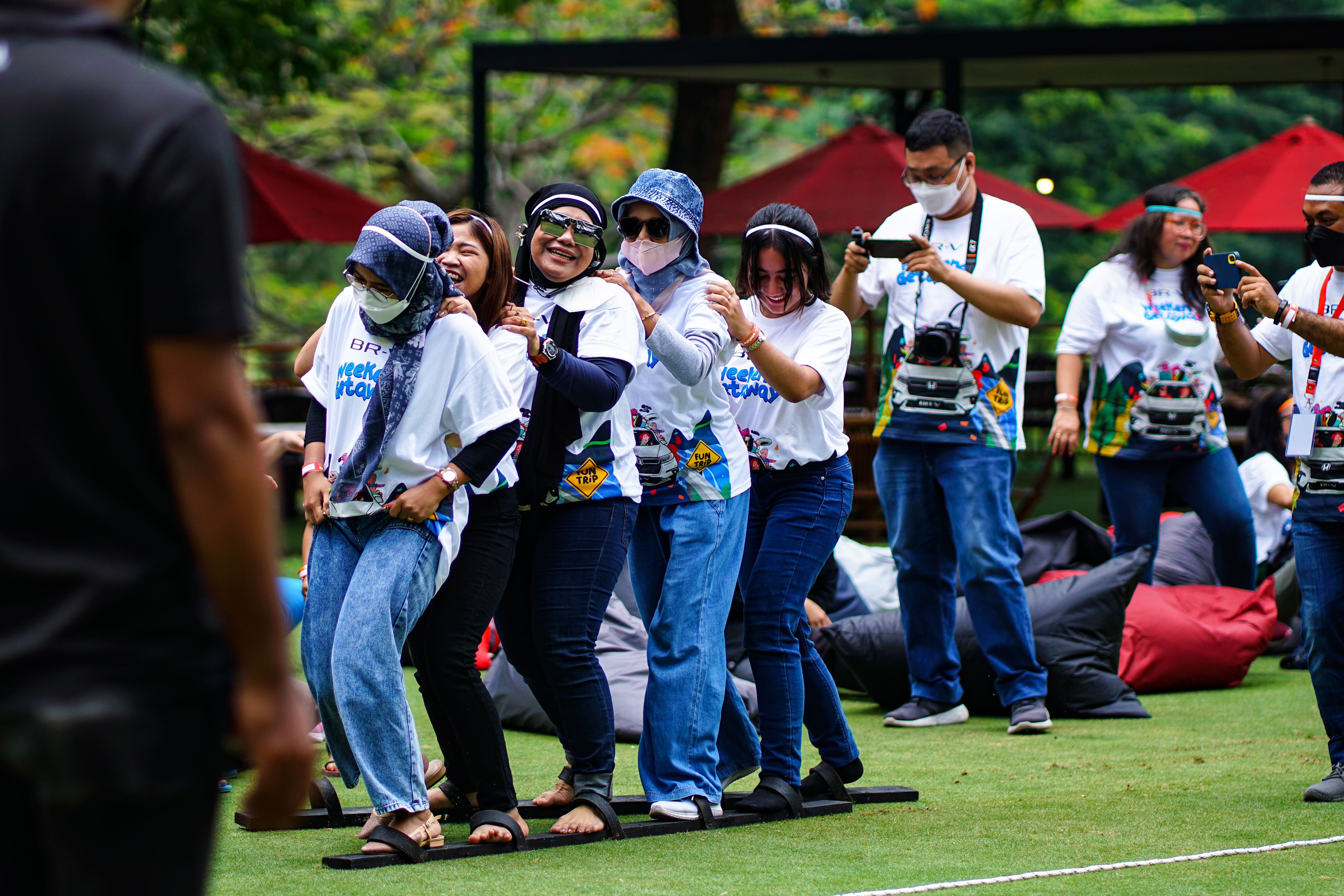 Momen seru bersama keluarga Honda