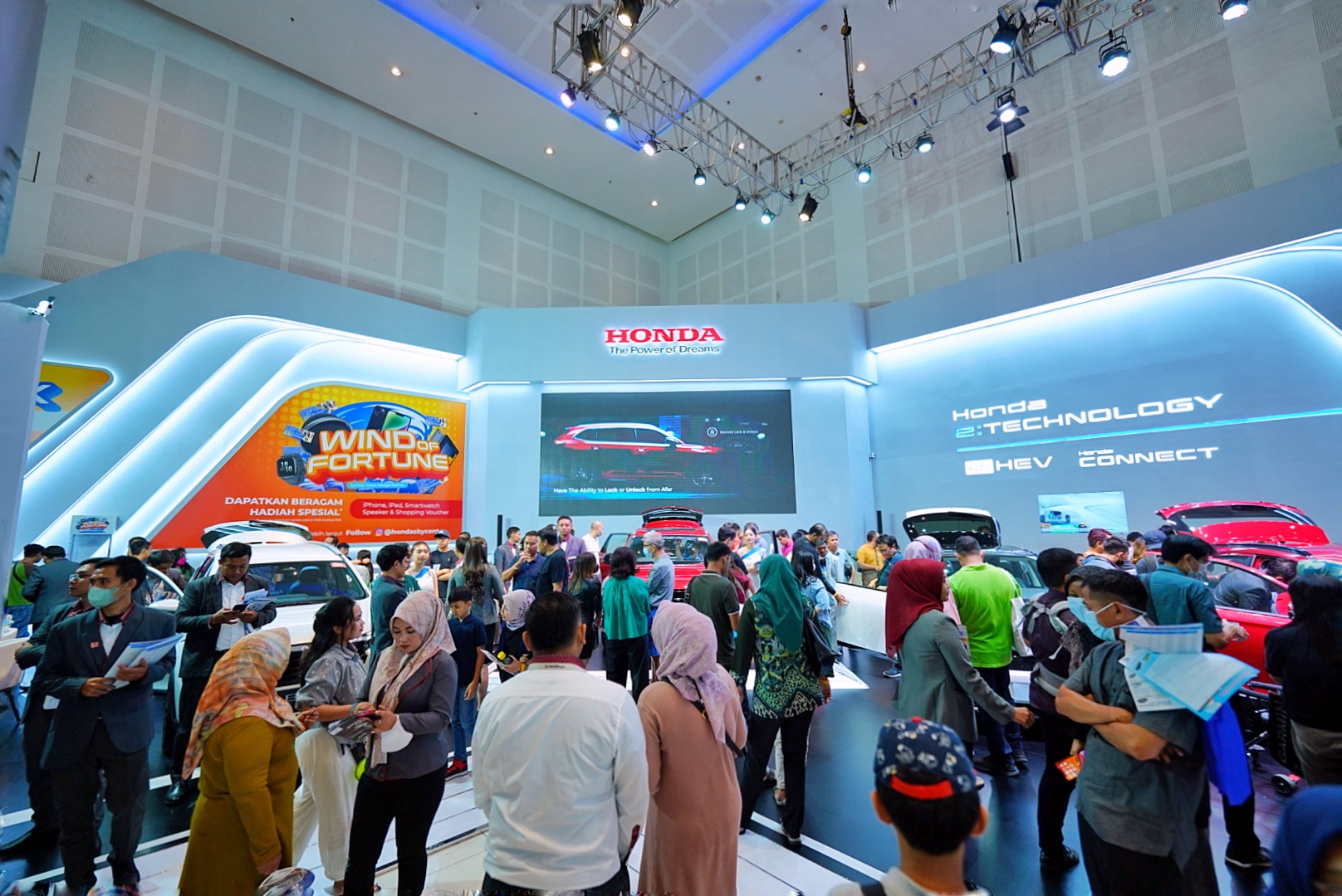 Suasana Booth Honda dalam GIIAS 2023