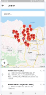 Tentukan lokasi Dealer yang terdekat dengan Anda.