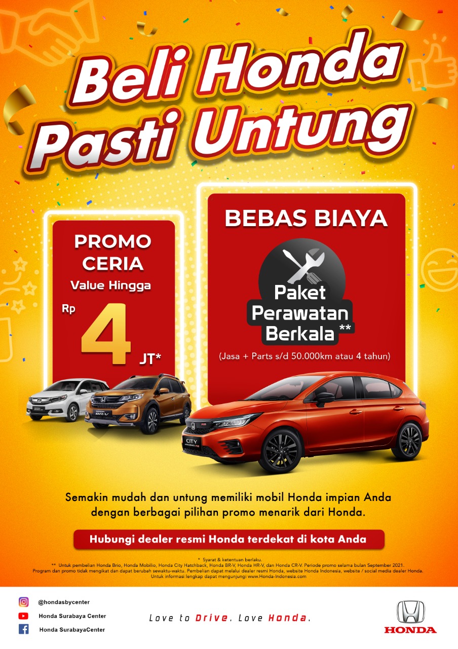 Beli Honda Pasti Untung