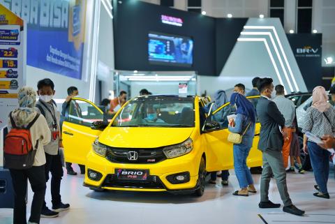 Honda Brio RS dalam Acara GIIAS 2022 Surabaya